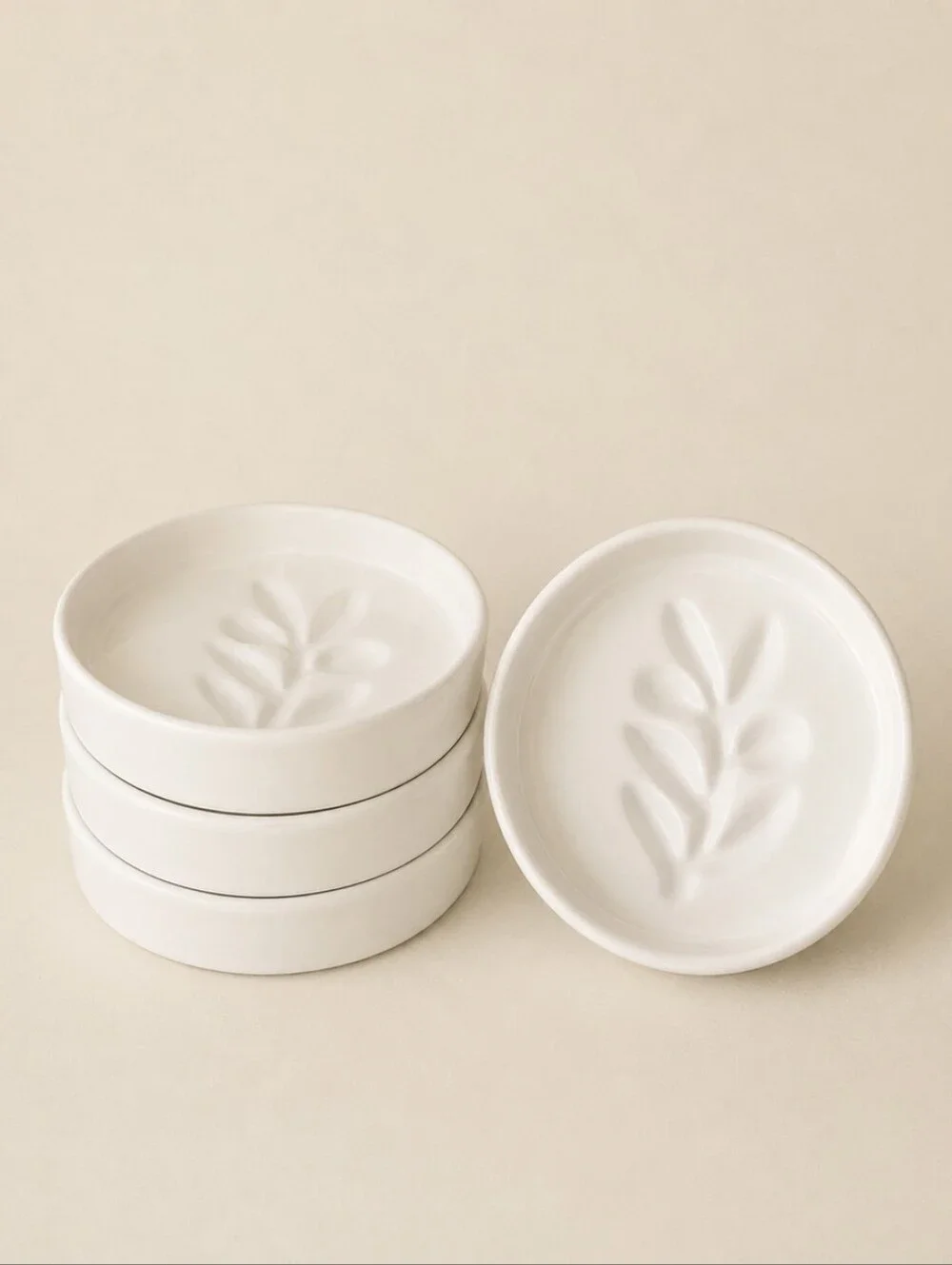 Jeanne Fitz Mini Olive Oil & Balsamic Vinegar Dipping Trays - Set of 4